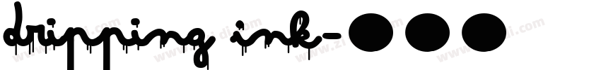 Dripping Ink字体转换